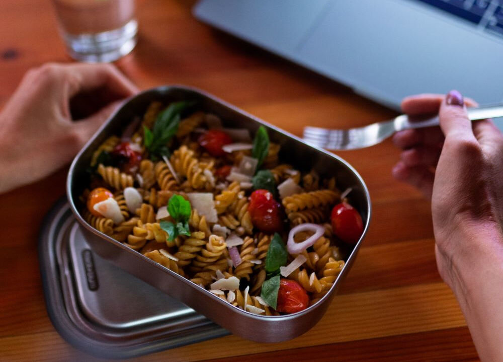 Lunch Box stalowy BLACK+BLUM BAM-SS-L003 1L posiłek na wynos 