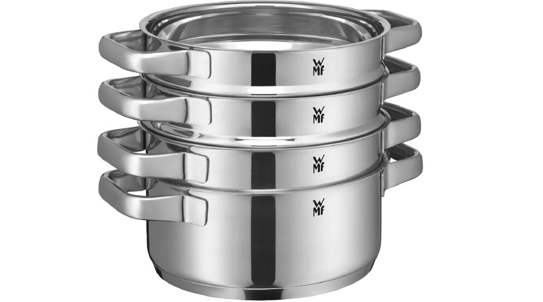 Zestaw garnkow WMF Compact Cuisine (7 elementow) ksztalt design wyglad projekt