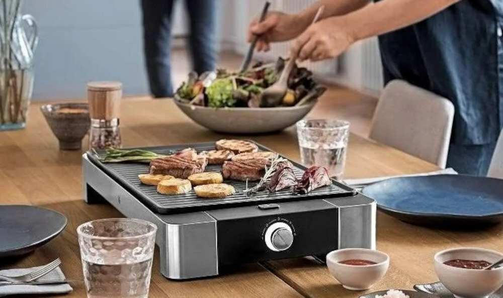 Grill elektryczny WMF Lono stal nierdzewna Cromargan® 18/10