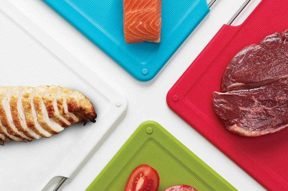 Zestaw desek JOSEPH JOSEPH Folio Arctic 60196 (4 sztuki) antyposlizgowe nozki rozne kolory