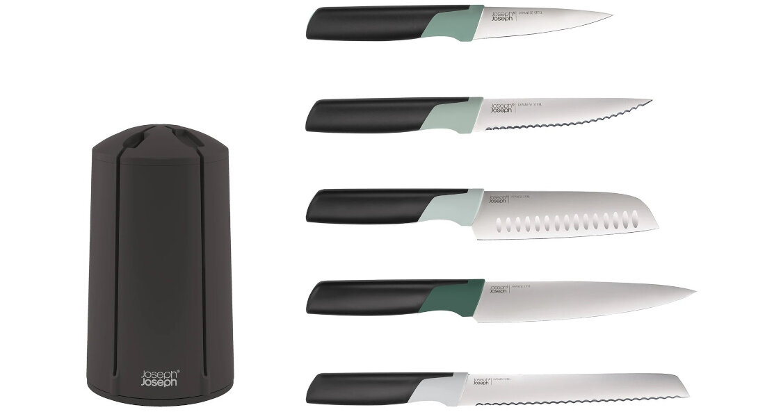 Zestaw nozy JOSEPH JOSEPH Elevate Sage 10541 (6 elementow) Technologia Elevate latwe czyszczenie