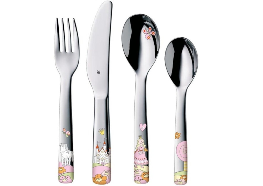 Zestaw sztuccow WMF Ksiezniczka Anneli 1294179964 (6 elementow) dla dzieci od 3 lat wymiary