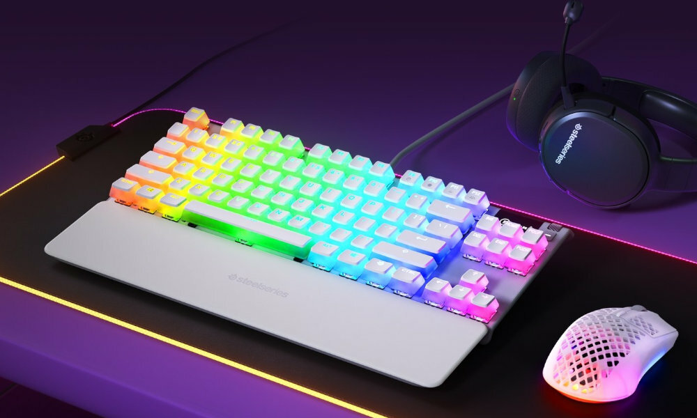 STEELSERIES Apex 7 TKL Ghost lewy
