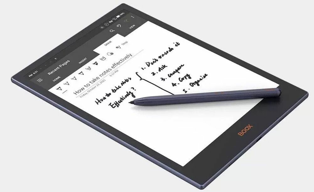 Czytnik E-booków ONYX Boox Note 5 ekran bateria aparat procesor ram pamięć pojemność rozdzielczość zdjęcia filmy opis dane cechy blokady system łączność wifi bluetooth obudowa szkło odporność porty muzyka transfer sieć przekątna matryca waga czujniki