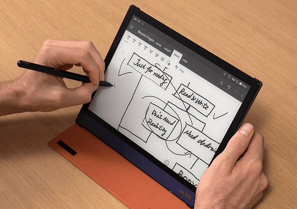 Czytnik E-Booków ONYX Boox Note Air 2 ekran bateria aparat procesor ram pamięć pojemność rozdzielczość zdjęcia filmy opis dane cechy blokady system łączność wifi bluetooth obudowa szkło odporność porty muzyka transfer sieć przekątna matryca waga czujniki