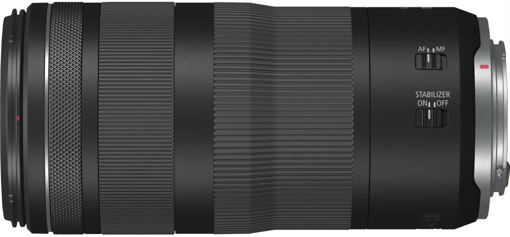 Obiektyw CANON RF 100-400 F5.6-8 IS USM ogniskowa przysłona ostrość pierścienie optyka soczewki powłoki montaż bagnet światło jasność zoom filtry waga
