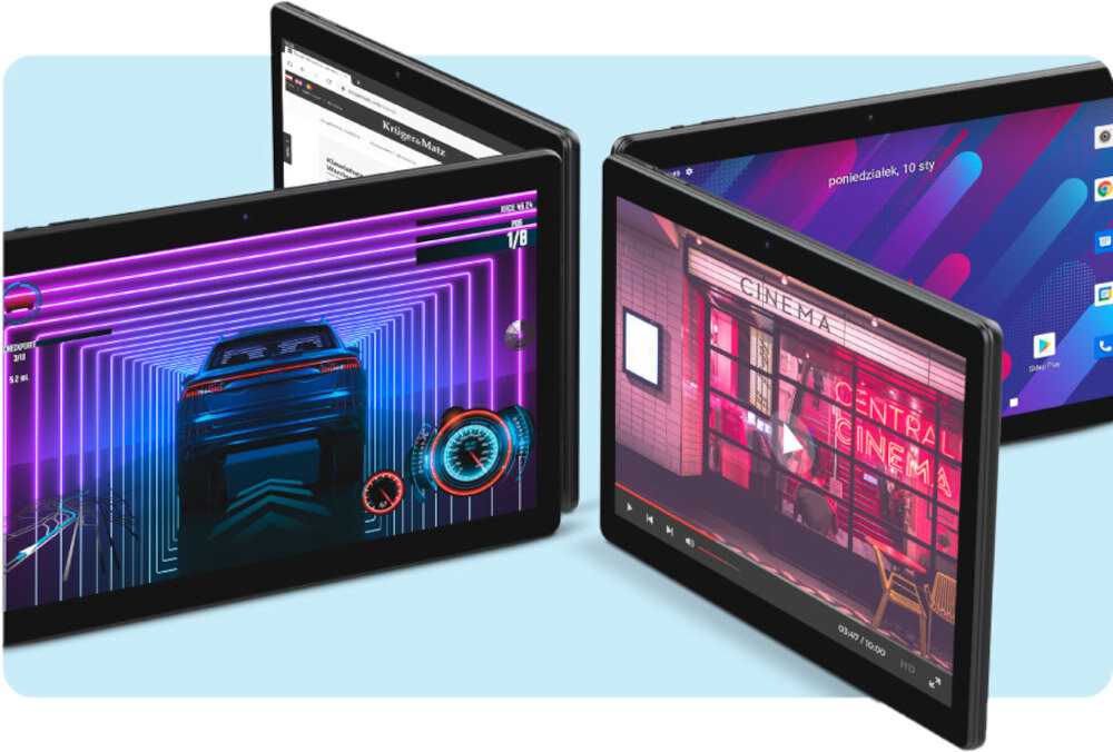 Tablet KRUGER&MATZ Eagle wydajny wielordzeniowy procesor