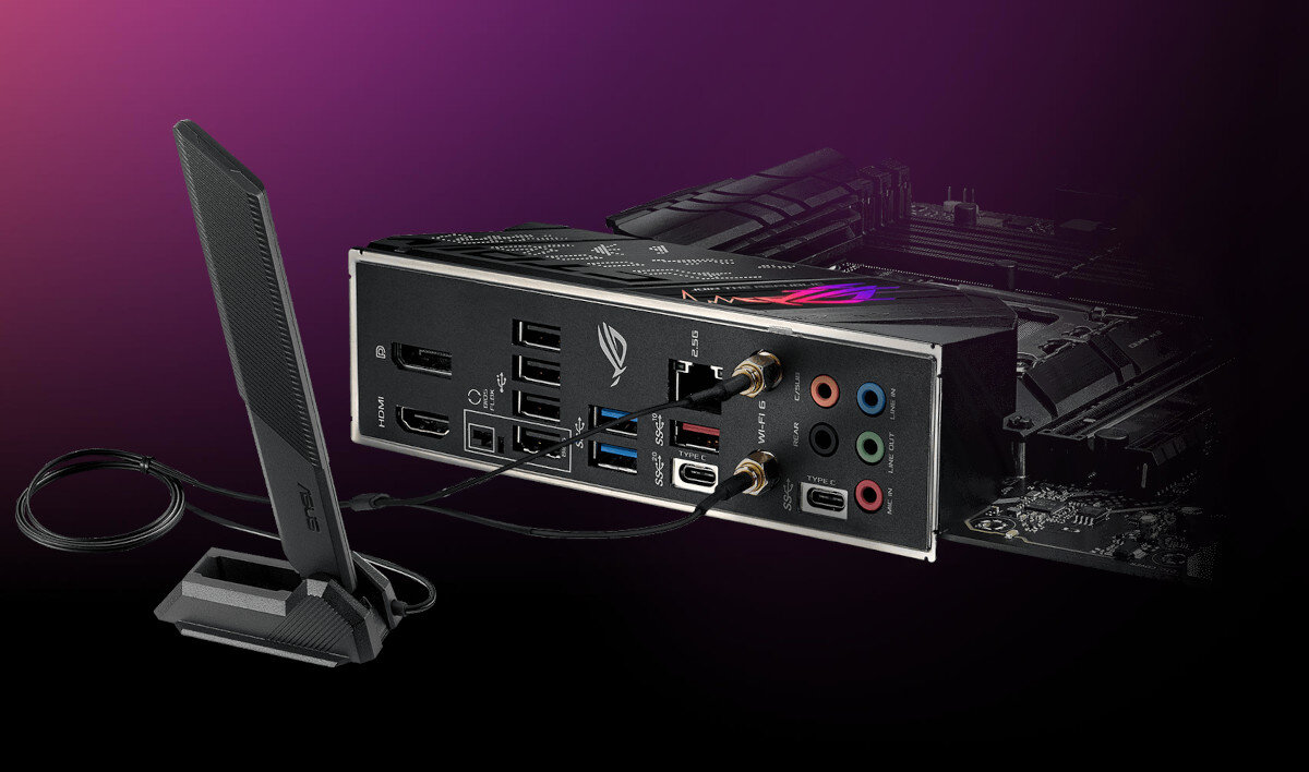 Płyta główna ASUS ROG Strix B660-G Gaming WiFi łączność Wi-Fi LAN przepustowość
