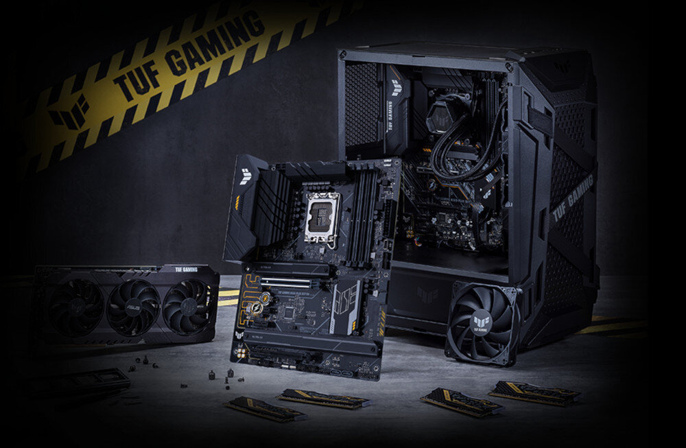 Płyta główna ASUS TUF Gaming B660-Plus WiFi wytrzymałość jakość wykonanie