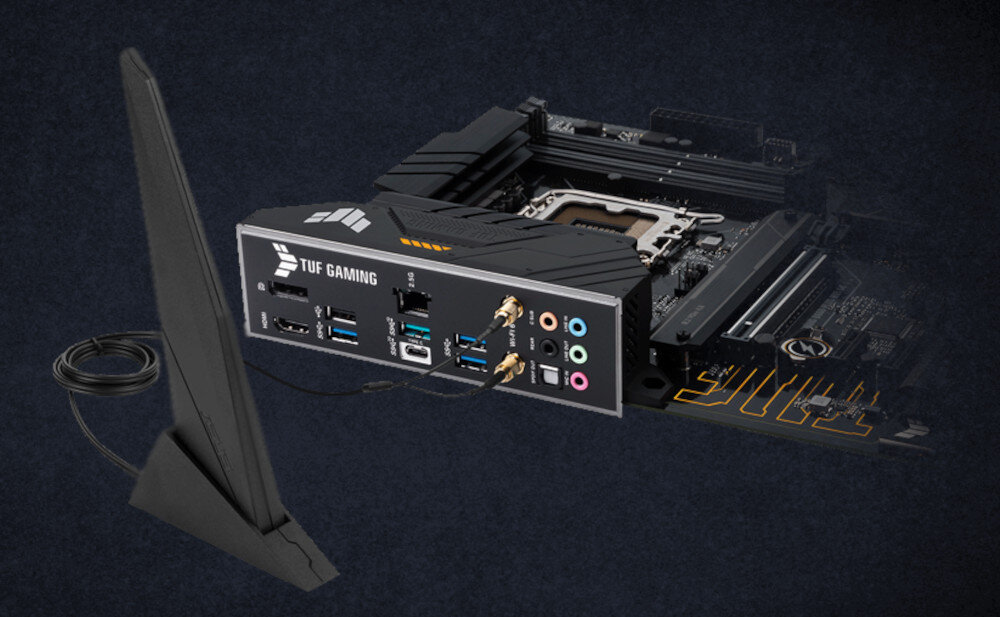 Płyta główna ASUS TUF Gaming B660-Plus WiFi łączność Wi-Fi prędkość stabilność