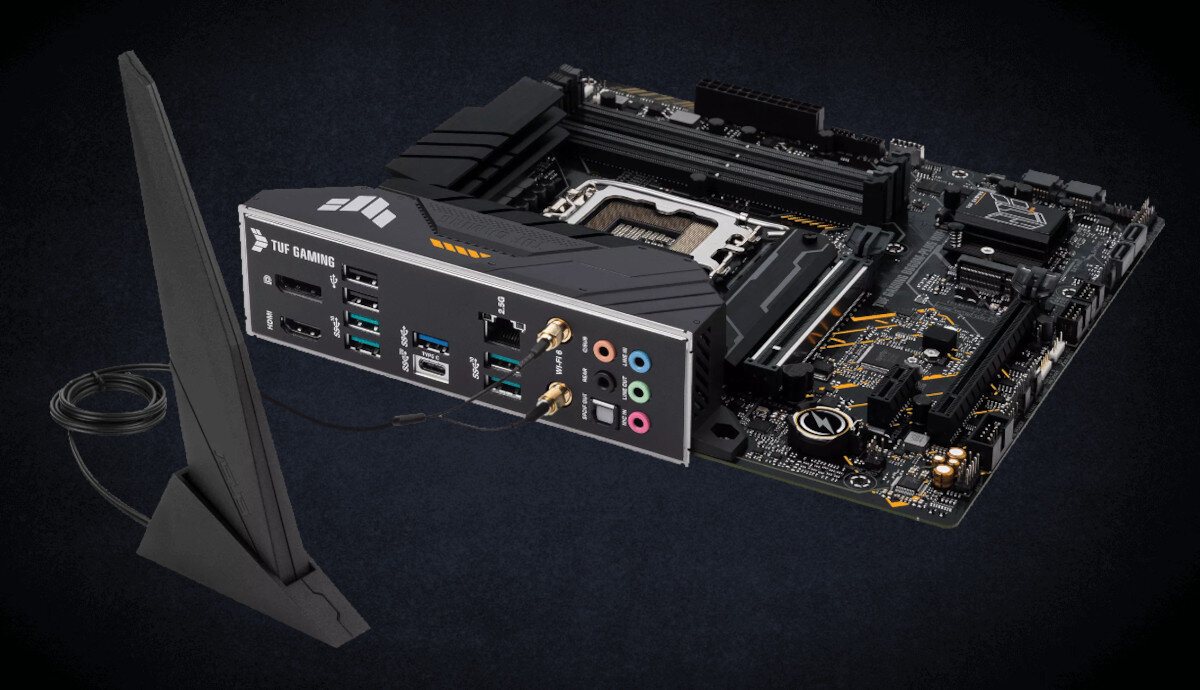Płyta główna ASUS TUF Gaming B660M-Plus WiFi D4 łączność Wi-Fi prędkość stabilność
