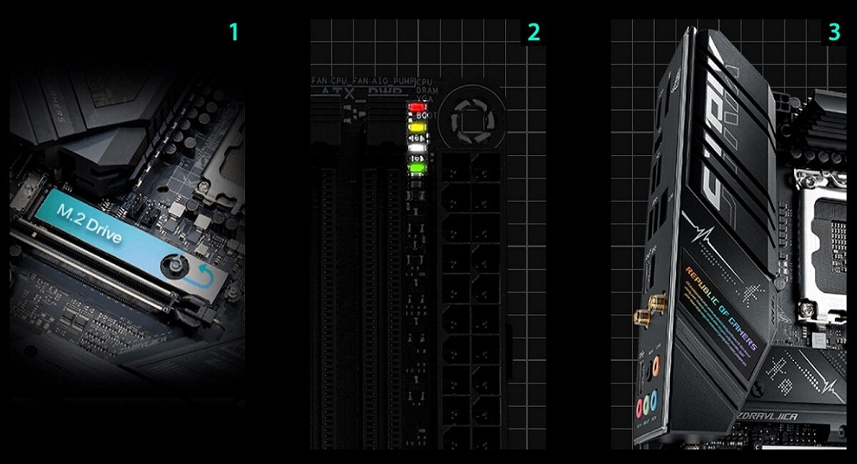 Płyta główna ASUS ROG Strix B660-I Gaming WiFi Łatwe składanie systemu