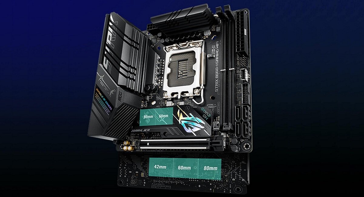Płyta główna ASUS ROG Strix B660-I Gaming WiFi Wydajność PCIe