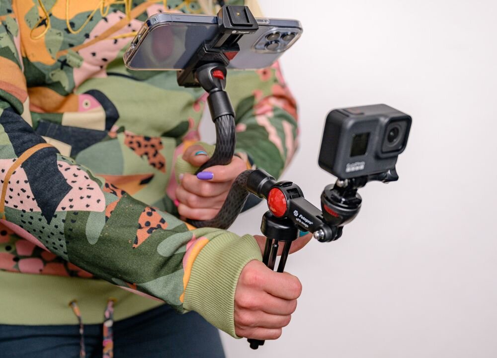 Zestaw FOTOPRO Mogo FireKit UFO Mogo+SJ-89+SY-012 smartfon kamera montaż trójnóg ramię gwint fotografia led światło studio