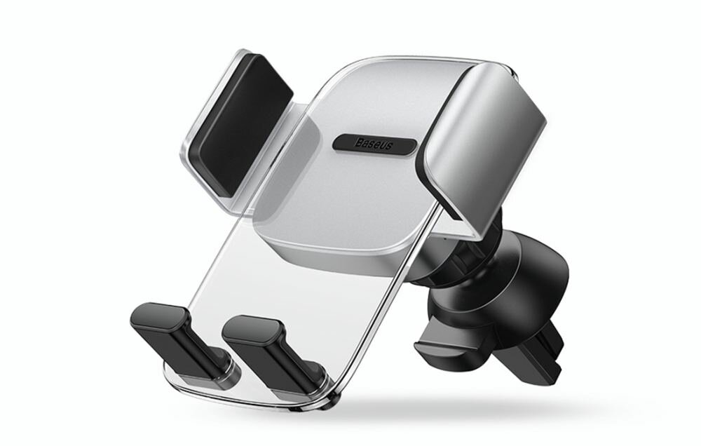 Uchwyt na telefon BASEUS Easy Control Clamp SUYK000012 Srebrny montaż