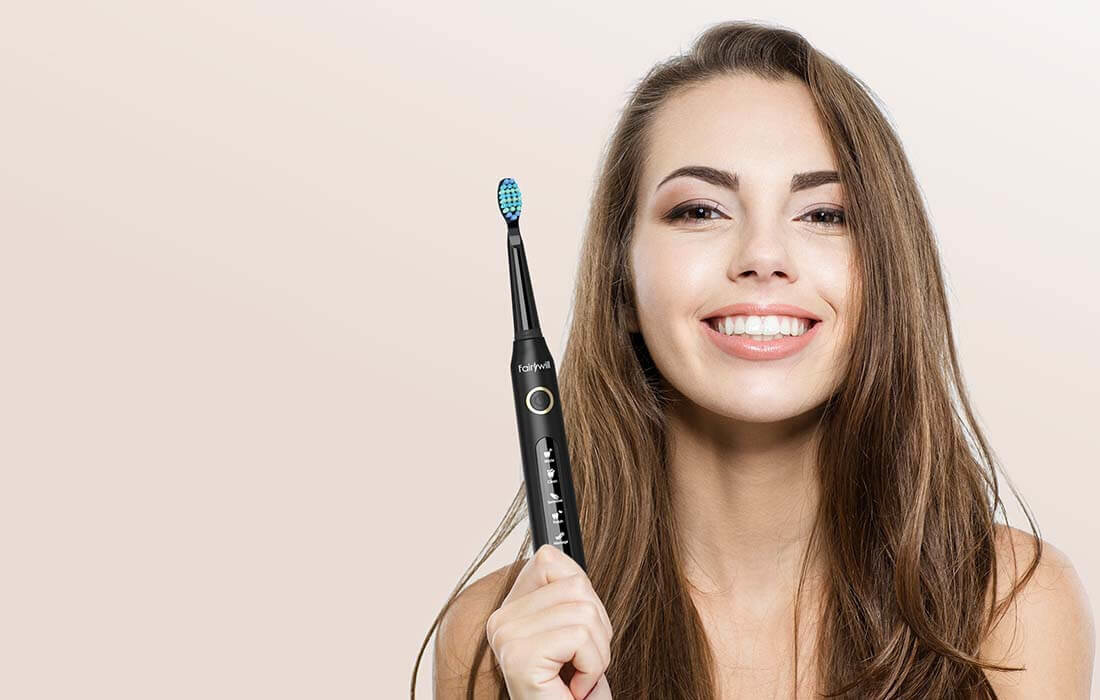 Szczoteczka soniczna FAIRYWILL FW-507+FW-5020E