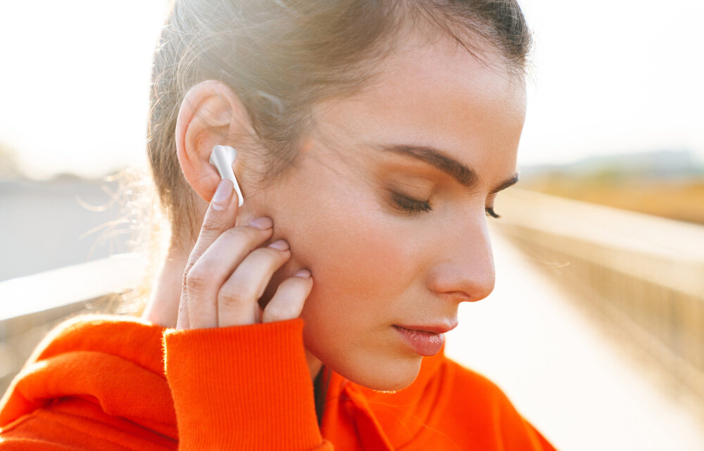 SŁUCHAWKI BLUETOOTH TCL MOVEAUDIO S150 TWS DOUSZNE BIAŁE MEMBRANA