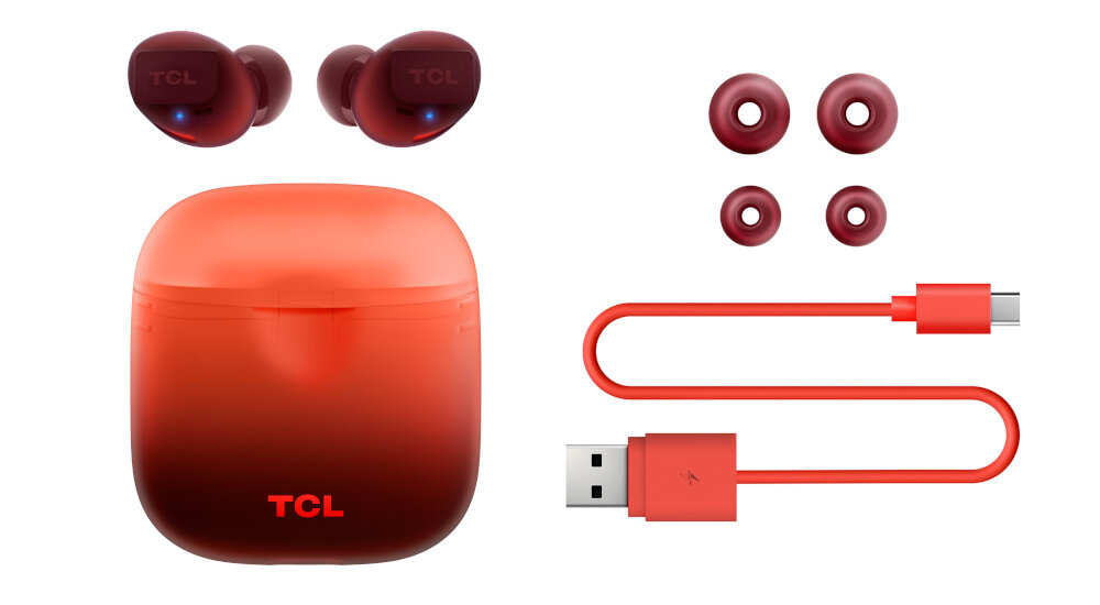 SŁUCHAWKI BLUETOOTH TCL SOCL500TWS DOKANAŁOWE zestaw