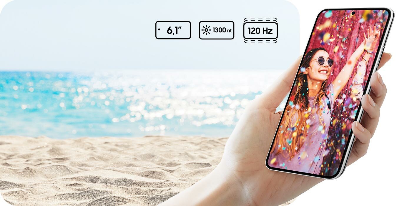 Już możesz sprawdzić w salonach Media Expert jak dużą jasność ma ekran w Galaxy S22