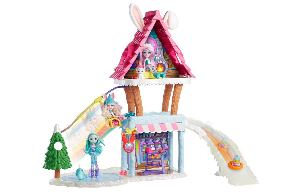 Lalka Enchantimals Zimowa Chatka GRW92