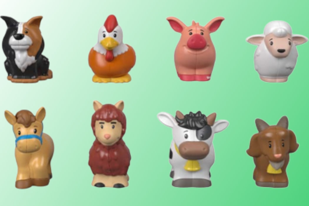 Figurki FISHER PRICE Little People Zwierzątka z farmy GFL21 zabawa maluchy zwierzęta lama kurczak krowa koza koń świnia owca pies