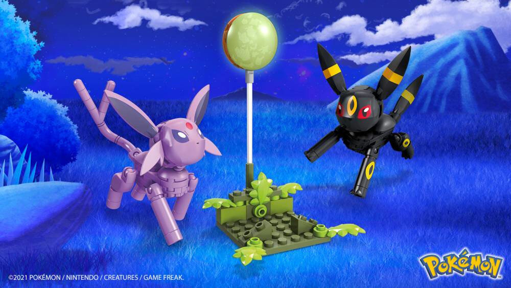 Klocki konstrukcyjne MEGA Pokemon Umbreon i Espeon HGC21 - kompatybilność