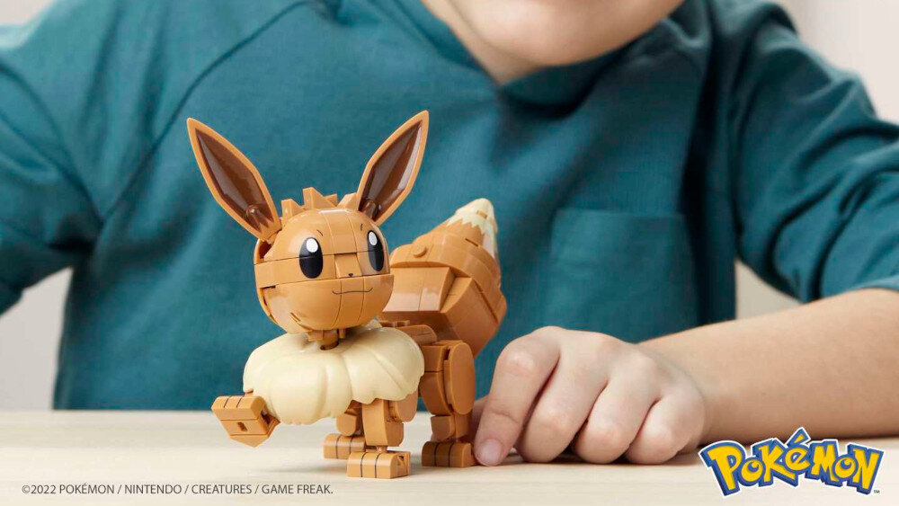 Klocki konstrukcyjne MEGA Pokemon Build Show Eevee HDL84 - wyobraźnia