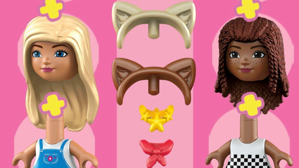 Klocki plastikowe Barbie Mega Construx Stajnia HDJ87  - akcesoria