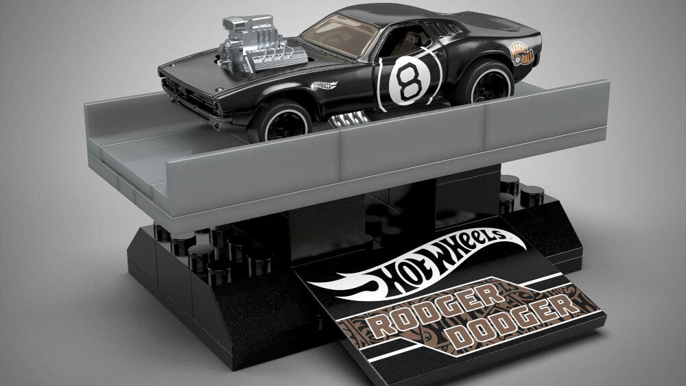 Klocki plastikowe Hot Wheels Rodger Dodger  - samochodzik