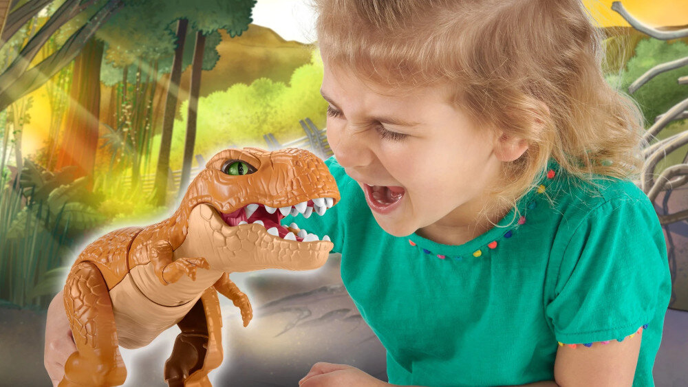 Dinozaury MATTEL Imaginext Jurassic World T-Rex HFC04 - ruchoma zabawka