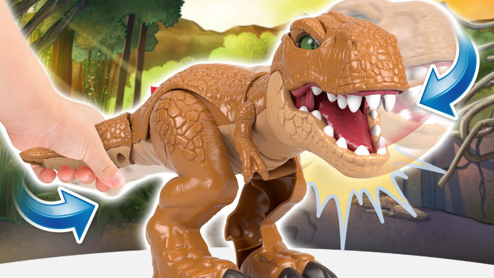 Dinozaury MATTEL Imaginext Jurassic World T-Rex HFC04 - gryzienie