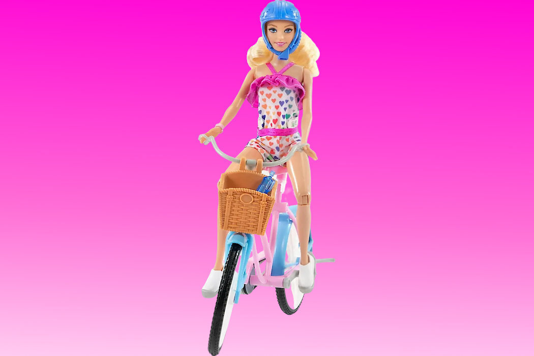 Lalka Barbie Rowerzystka HBY28 akcesoria zabawa moda