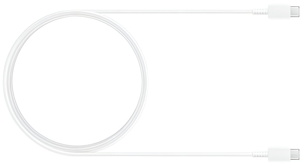 Kabel USB-C Samsung biały szczegóły wykonania