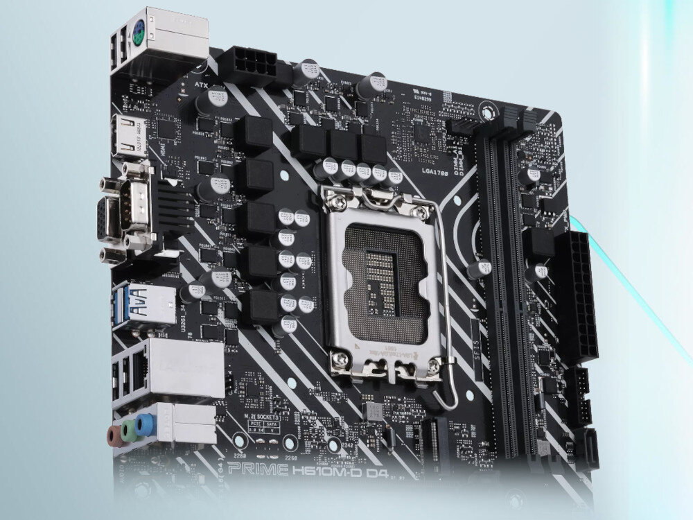 Płyta główna ASUS Prime H610M-D D4 pamięć DDR4 taktowanie pojemność