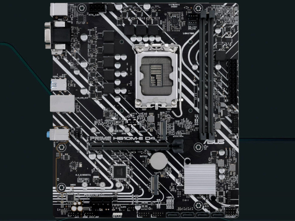 Płyta główna ASUS Prime H610M-E D4 wymiary format wielkość