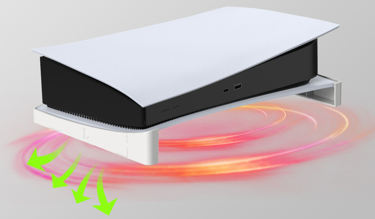 Podstawka na konsole JYS do PlayStation 5 P5143 cyrkulacja powietrza