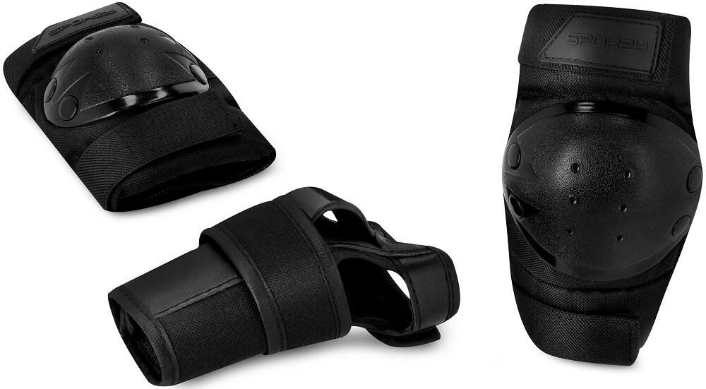 Ochraniacze SPOKEY Shield Pro Czarny - bezpieczenstwo