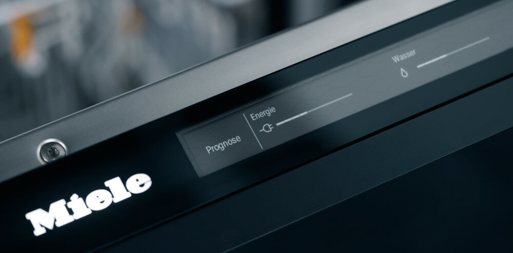 ZMYWARKA MIELE G 7410 SC wyświetlanie zużycia wody i prądu