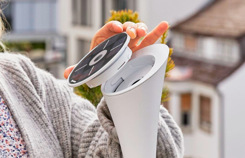 Lampa solarna GARDENA ClickUp montaz system ClickUp! jedno klikniecie stabilnosc estetyka