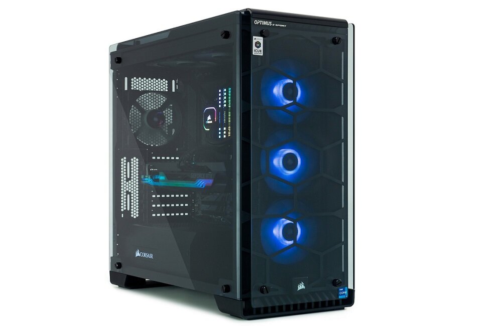 Komputer OPTIMUS E-Sport Extreme GZ690T-CR1 i7-12700KF 32GB SSD 1TB HDD 2TB GeForce RTX3080 Windows 10 Home Najnowsze rozwiązania