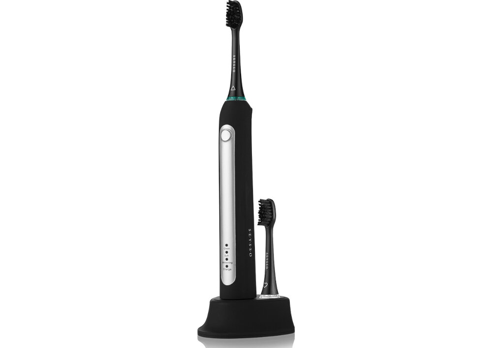 Szczoteczka soniczna SEYSSO Carbon Professional Bialy Litowo-jonowy akumlator