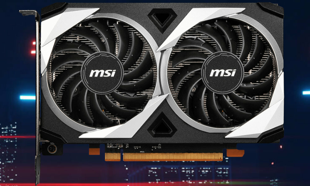 MSI Radeon RX 6500 XT Mech 2X 4GB front
