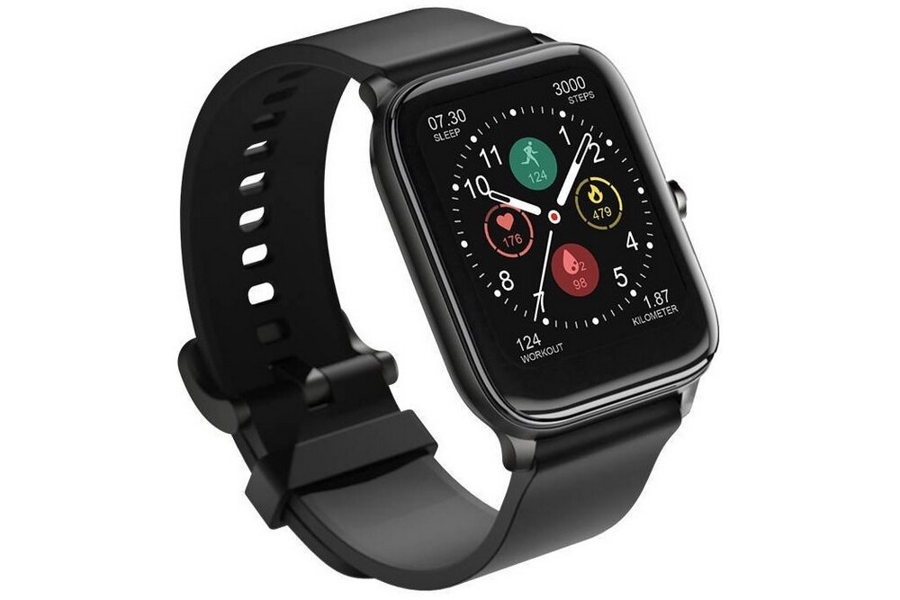 Smartwatch HAYLOU GST ekran bateria monitoring zdrowie sport serce sen pojemność ładowanie pasek wykonanie wytrzymałość aplikacja