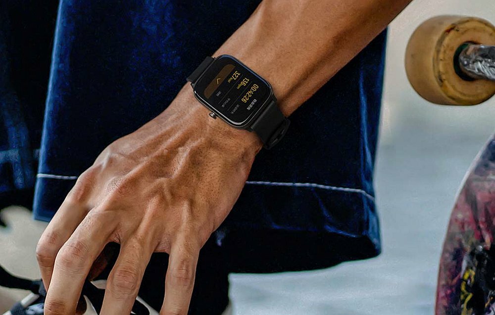 Smartwatch HAYLOU GST ekran bateria monitoring zdrowie sport serce sen pojemność ładowanie pasek wykonanie wytrzymałość aplikacja