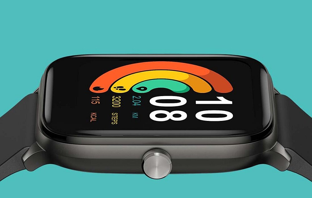 Smartwatch HAYLOU GST ekran bateria monitoring zdrowie sport serce sen pojemność ładowanie pasek wykonanie wytrzymałość aplikacja
