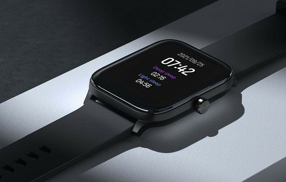 Smartwatch HAYLOU GST ekran bateria monitoring zdrowie sport serce sen pojemność ładowanie pasek wykonanie wytrzymałość aplikacja