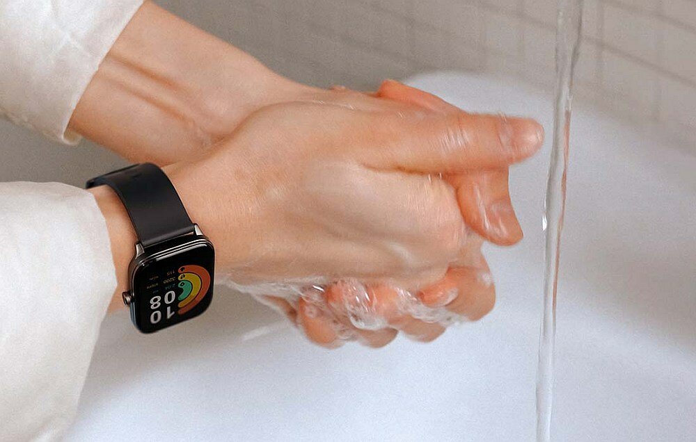Smartwatch HAYLOU GST ekran bateria monitoring zdrowie sport serce sen pojemność ładowanie pasek wykonanie wytrzymałość aplikacja
