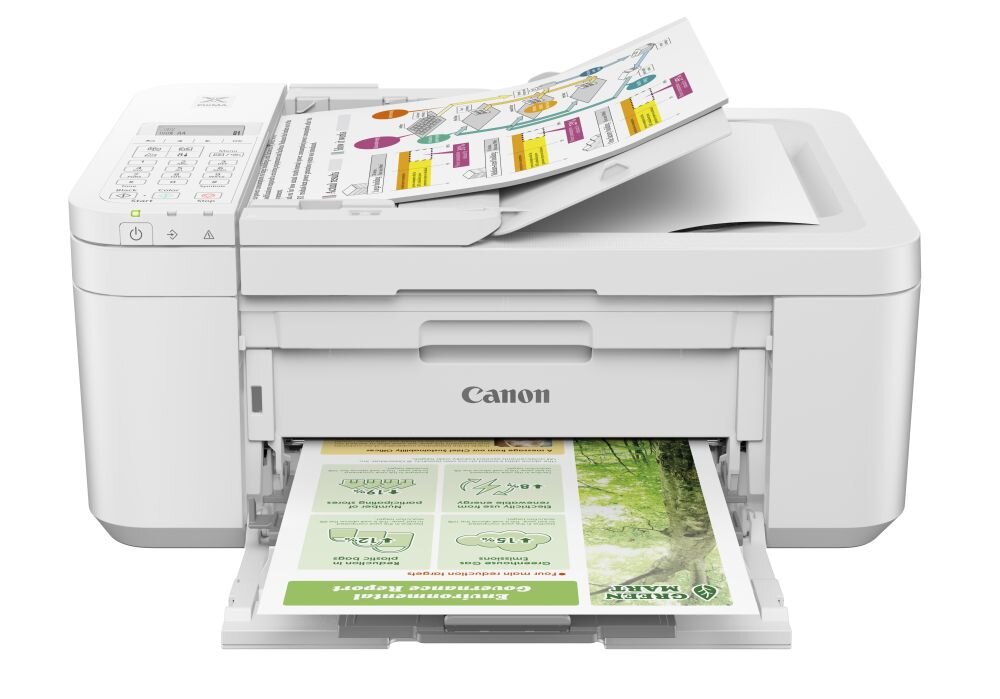 Urządzenie wielofunkcyjne CANON TR4651     papier wydajność tusz drukowanie szybkość łączność format sterowanie