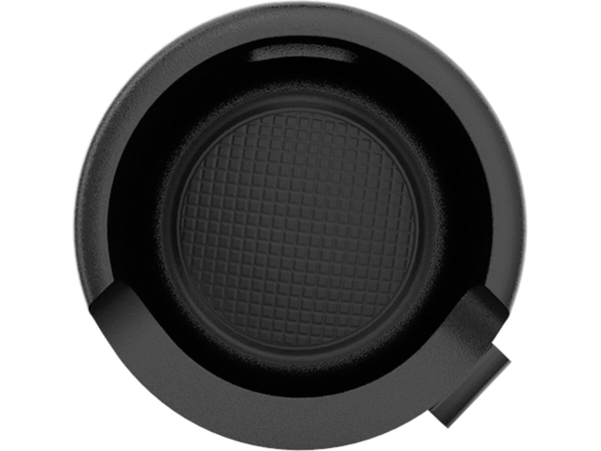 Latarka ENERGIZER Rechargeable TAC-R 700, głowica, Taktyczna, strike, bezel, rozbijanie, na białym tle zbliżenie na głowicę strike bezel