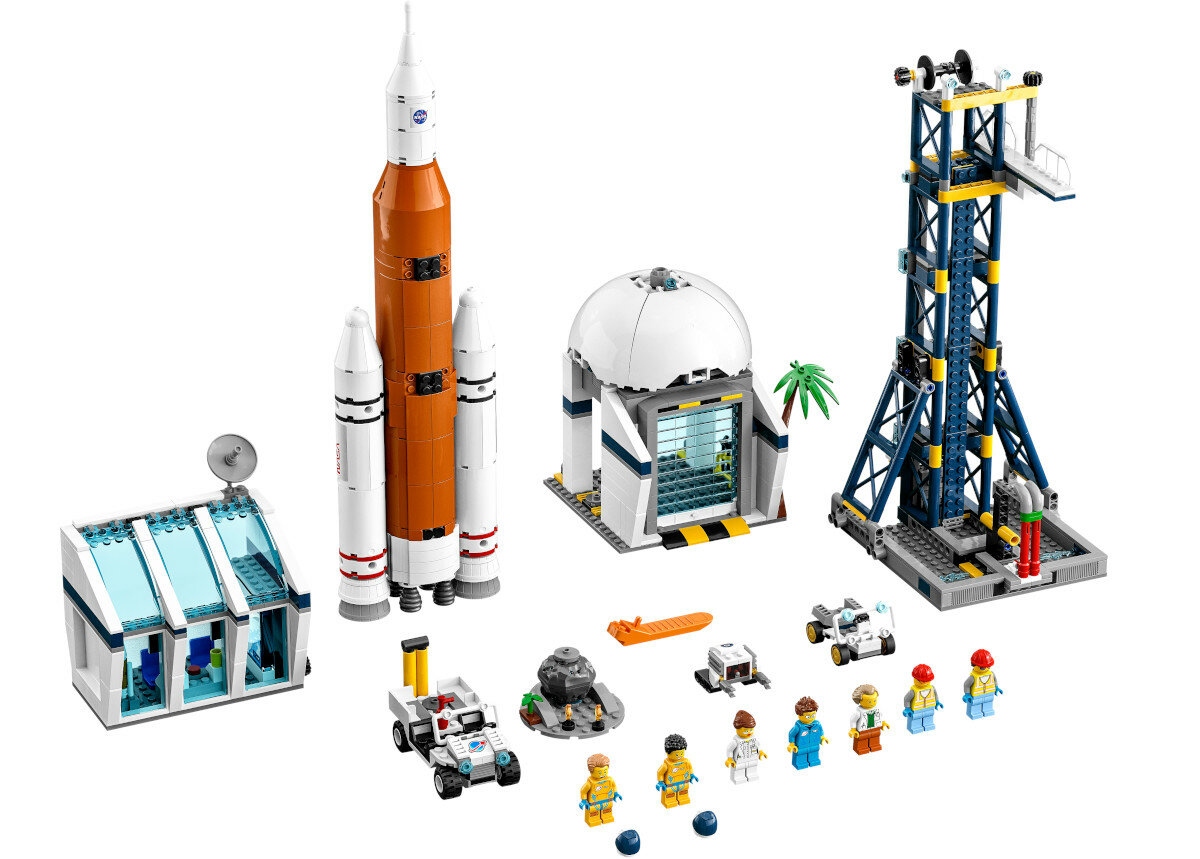 LEGO City Start rakiety z kosmodromu 60351 zawartosc opakowania